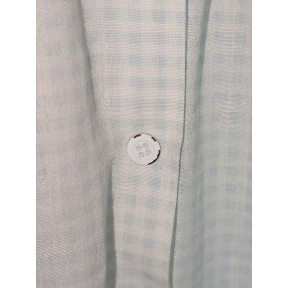 Vintage Its A Charm Womens Floral Embroidered Long Gingham Nightgown Cottagecore - Picture 6 of 9